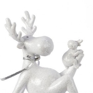 Керамическое украшение Счастливое семейство - Лосенок на ноге 6,5*15*15 см, Kaemingk (530222/1)  