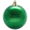 Пластиковый шар 120 мм., зеленый глянец., 1 шт., Snowmen (ЕК0427) 