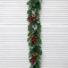  Хвойная ветвь Очарование с декором, 140 см., Леска+ПВХ, ЕлкиТорг (52071)