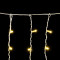 Светодиодная бахрома с колпачком 3,2 x 0,9 м тепло-белая 220В, 180 LED, провод белый ПВХ, IP65 (PIL180CAP-8-2WW) 