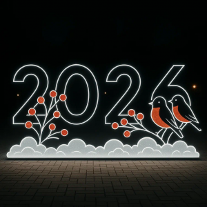 Светодиодные цифры &quot;2026&quot; 200 см., Сад Радости (SR018)