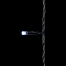 Светодиодная гирлянда с колпачком 100 холодных белых LED ламп 10 м., 24В., черный провод ПВХ, IP65, Beauty Led (PST100CAP-11-1W)