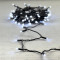Светодиодная гирлянда с колпачком 100 холодных белых LED ламп 10 м., 24В., черный провод ПВХ, IP65, Beauty Led (PST100CAP-11-1W)