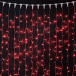 Светодиодный мерцающий занавес 2*3 м, 220V., 600 красных LED ламп, прозрачный ПВХ, Beauty Led (PCL602BL-10-2R) в Санкт-Петербурге