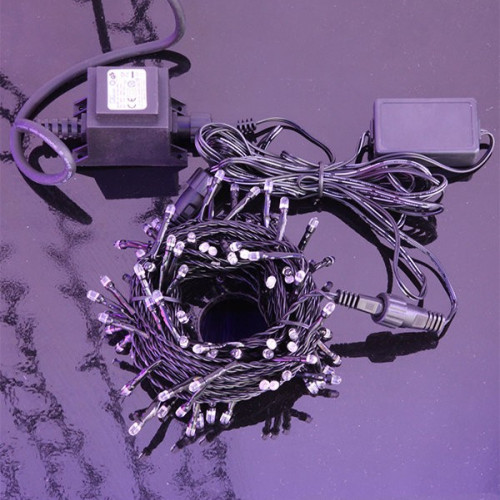 Комплект гирлянды на деревья 60 м., 3 луча по 20 м, 600 RGB ламп, черный силикон, Beauty Led (KDD600-11-1RGB)