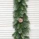 Хвойная гирлянда Северное сияние с шишками 270*30 см., ПВХ, ЕлкиТорг (23029)