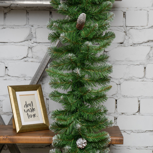 Хвойная гирлянда Северное сияние с шишками 270*30 см., ПВХ, ЕлкиТорг (23029)