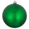 Пластиковый шар 120 мм., зеленый матовый., 1 шт., Snowmen (ЕК0428) 