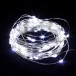 Светодиодная нить Роса 10 м., 100 холодных белых LED ламп, прозрачный провод, Winner (w.01.4T.100-)