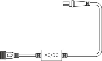 Выпрямитель для трансформатора TPF-220AC/DC24-60W, белый провод, Teamprof (TPF-24V-AC/DC-rect-W)