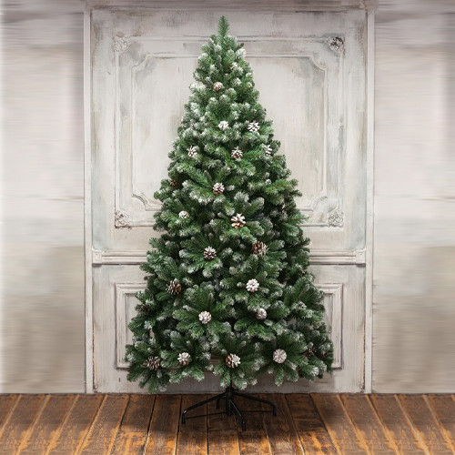 Искусственная елка Снежная королева заснеженная 180 см., мягкая хвоя, ЕлкиТорг (33180)