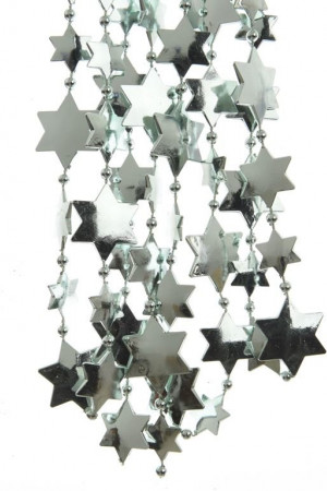 Бусы пластиковые Звезды 270 см, эвкалиптовый, Kaemingk (000470)