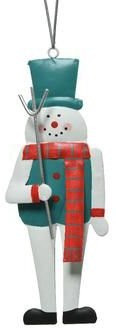 Елочная игрушка Новогодние друзья – Снеговик 6*15 см., Kaemingk (380171/2)