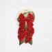 Набор бантов Гретта 12х14 см., 2 шт., красный, пайетки, Christmas DeLuxe (14255) в Санкт-Петербурге
