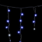 Светодиодная бахрома с колпачком 3,1*0,5 м., 120 синих LED ламп, мерцание, каучуковый черный провод, Beauty Led (LL120BLW-1-2B)