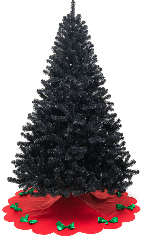 Искусственная елка Черная жемчужина 240 см., мягкая хвоя, ЕлкиТорг (117240)