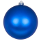 Пластиковый шар 120 мм., синий матовый., 1 шт., Snowmen (ЕК0430)
