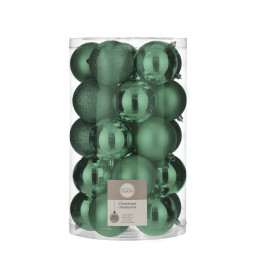 Набор пластиковых шаров Рокси 80 мм., 25 шт., изумрудный, House of seasons (85633) 