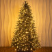 Искусственная елка Никольская 240 см., 100% литая хвоя, 600 теплых белых Led ламп, ЕлкиТорг (68240)