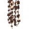 Бусы пластиковые Звезды 2.6*270 см., шоколадные, Kaemingk (000479)