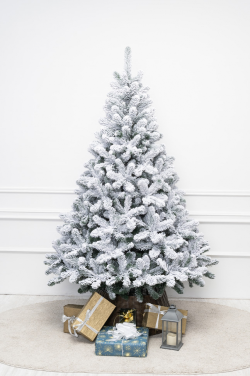 Искусственная елка Эверест заснеженная 350 см., мягкая хвоя, ЕлкиТорг (132350) 