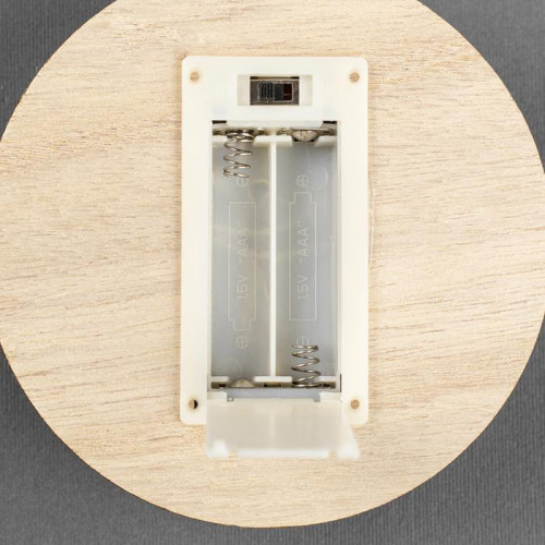 Ёлочная игрушка Олень в лесу 11*3 см., батарейки АААх2, свечение тёплое белое, Luazon Lighting (4364319)