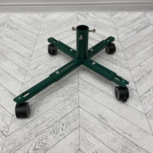 Подставка для елки металлическая на колесиках 42-59 см., Christmas DeLuxe (89818)