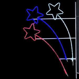 Светодиодная консоль Три кометы 90*140 см., триколор, LTC (SKL7-220RBW)