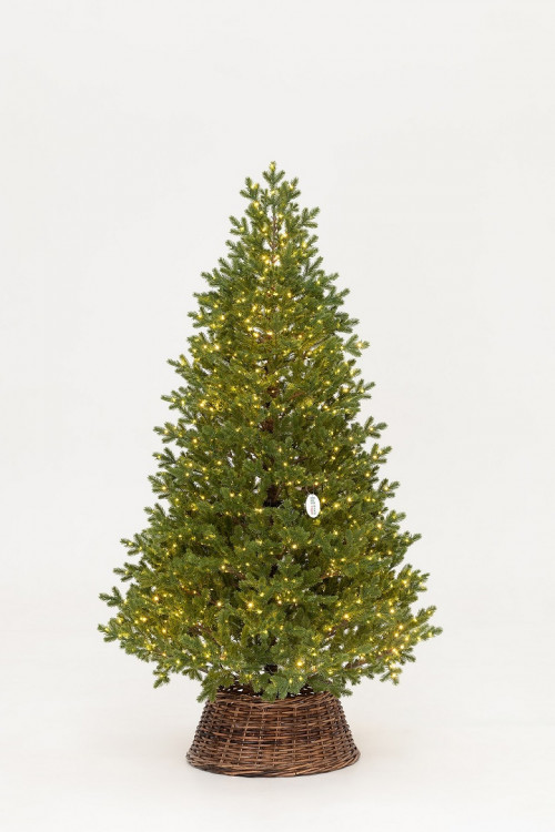 Искусственная елка Измайловская 210 см., 100% литая хвоя, 1500 мульти LED ламп, 10 режимов, Елкиторг (57210)