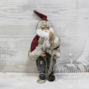 Санта на веревке 18 см. (СК615-D104)
