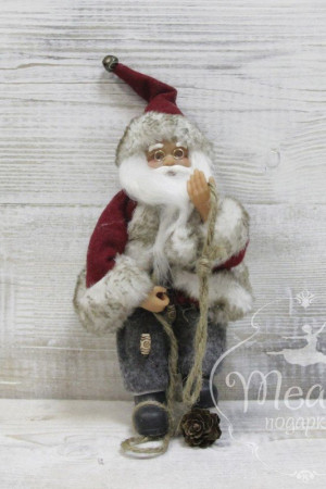 Санта на веревке 18 см. (СК615-D104)