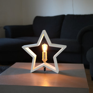 Светильник декоративный Звезда LYSEKIL 29х30 см., белый, Star Trading (257-31)