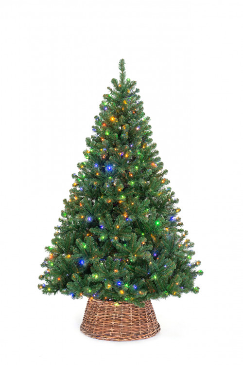 Искусственная елка Звездная 180 см., 452 мульти+теплых белых LED ламп, мягкая хвоя, ЕлкиТорг (189180)