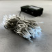 Светодиодная гирлянда 10 м., 3 батарейки типа D 4.5V, 100 LED ламп холодного белого цвета, таймер, прозрачный провод, LTC (EST100-4W10-8W)