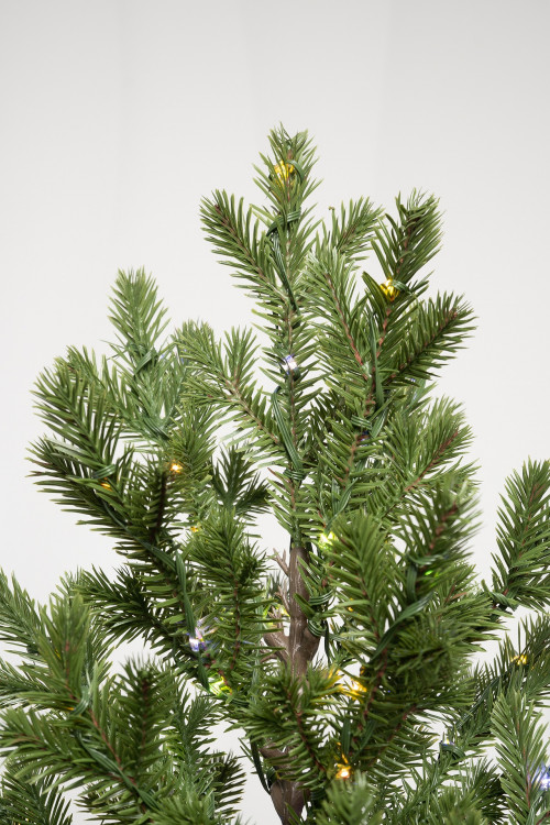 Искусственная елка Измайловская 240 см., 100% литая хвоя, 1900 мульти LED ламп, 10 режимов, ЕлкиТорг (57240)