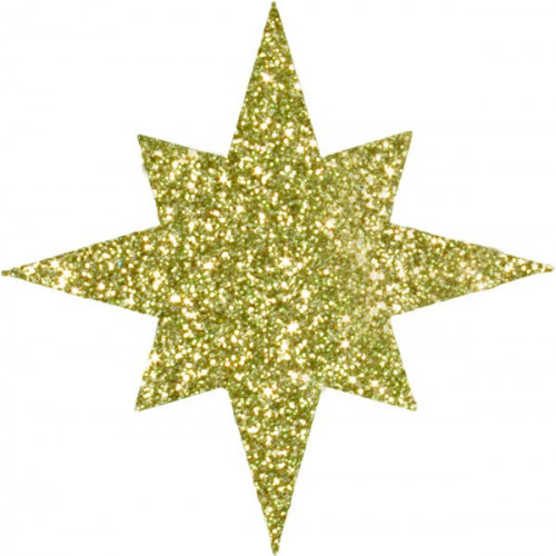 Звезда из пенофлекса Многогранная 250 мм., золото, ПромЕлка (ZM-250GOLD)