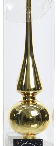 Елочная макушка Classic 26 см, золотая, стекло, KAEMINGK (113009)