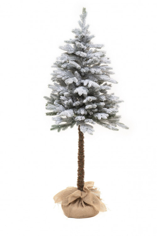 Искусственная елка Камилла заснеженная с шишками 150 см., 100% литая хвоя, ЕлкиТорг (114150)