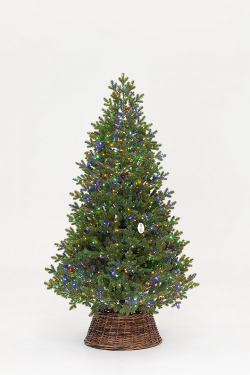 Искусственная елка Измайловская 270 см., 100% литая хвоя, 2400 мульти LED ламп, 10 режимов, ЕлкиТорг (57270)