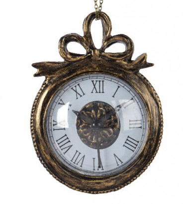 Урашение-подвеска Винтажные часы в бронзе 13 см., Kaemingk (515503/2)