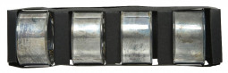  Кольца для салфеток Серебряный век, 4,5 см., 4 шт., серебро, Kaemingk (608000/2)