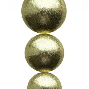 Украшение для высотной ели Капля, 28 см., пластик, глиттер, золотой, ПромEлка (КИП-28Gold)