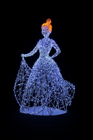 Светодиодная фигура Золушка 200 см., Сад Радости (SR124)