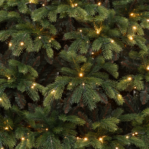 Искусственная елка Богемская 180 см., теплых белых LED ламп, Литая хвоя+ПВХ, ЕлкиТорг (180180) в Санкт-Петербурге