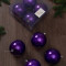 Набор пластиковых шаров Глория 100 мм., фиолетовый перламутр, 4 шт., ЕлкиТорг (150418)