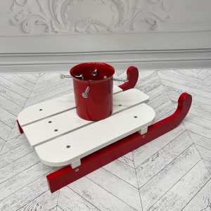 Подставка для натуральных елок Санки деревянные 54,5х31х24 см., Christmas DeLuxe (89822)