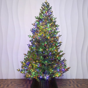 Искусственная елка Измайловская 300 см., 100% литая хвоя, 2800 мульти LED ламп, 10 режимов, ЕлкиТорг (57300)