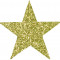 Звезда из пенофлекса 150 мм., золото, ПромЕлка (Z-150GOLD)