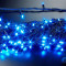 Светодиодная нить с контроллером 20 м., 220V, 200 синих LED ламп, черный ПВХ провод, Rich LED (RL-T20C2-B/B)