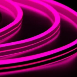 Гибкий Неон двусторонний 50 м., розовый, 8*16 мм., 24 В, TeamProf (TPF-FX816D-120-24V-W/P)